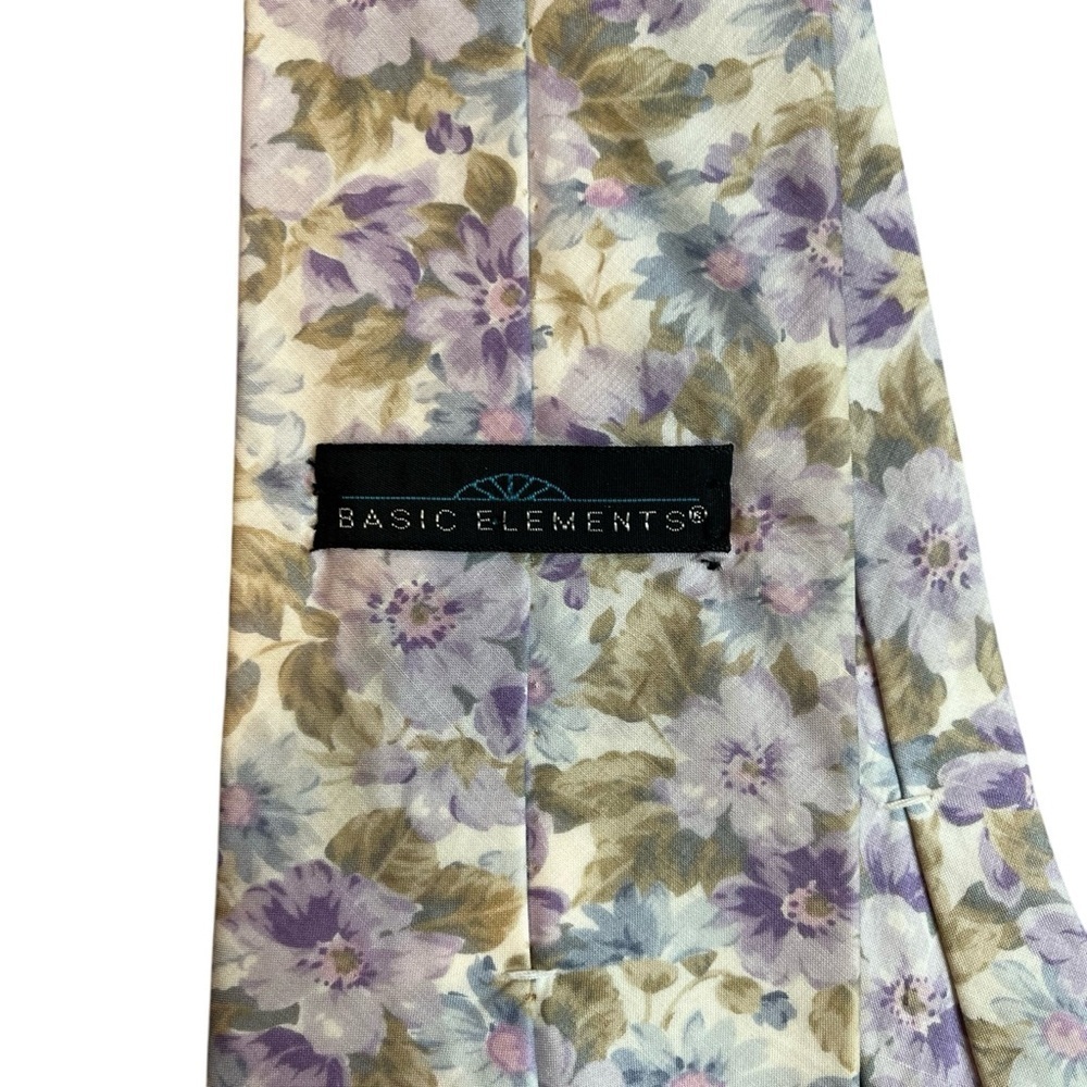 Vintage Basic Elements Allover Floral Print Cotto… - image 4